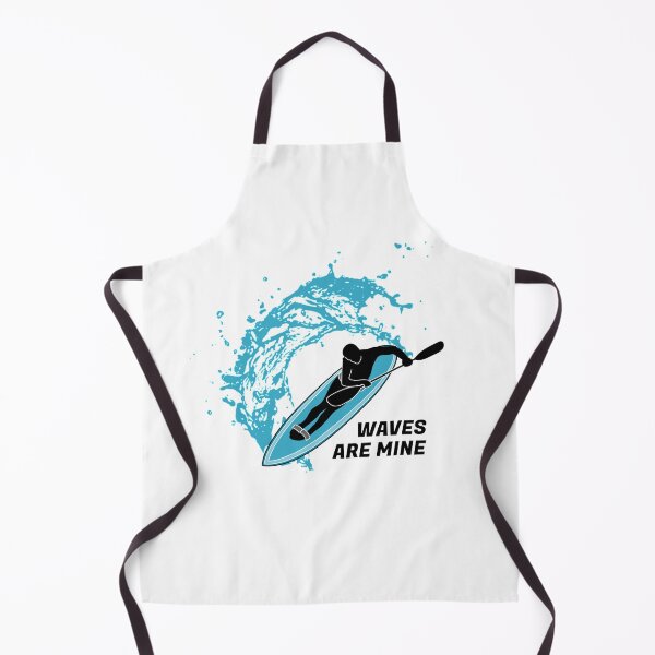 Item preview, waves are mine kayak paddle ski waveski surfing designed and sold by portrait4you.