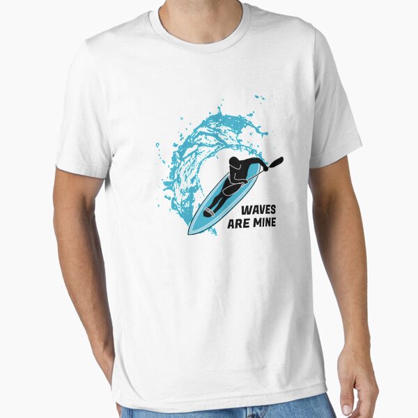 Item preview, waves are mine kayak paddle ski waveski surfing  designed and sold by portrait4you.