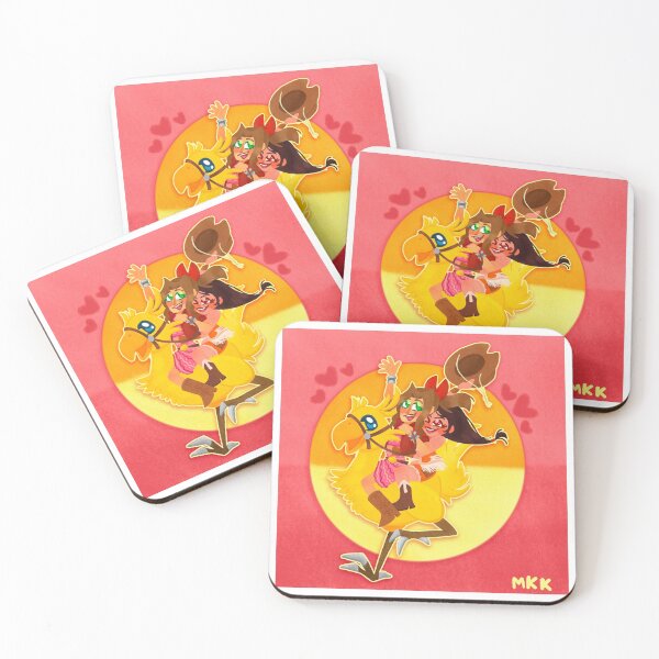 Item preview, Chocobo Riders designed and sold by Kitschadelic: the Art of Norman Kaye.