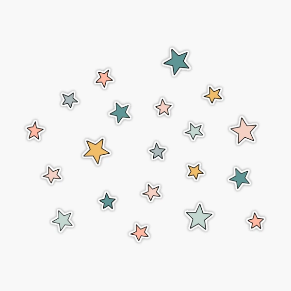 Mini Star Pack Sticker for Sale by MaPetiteFleur
