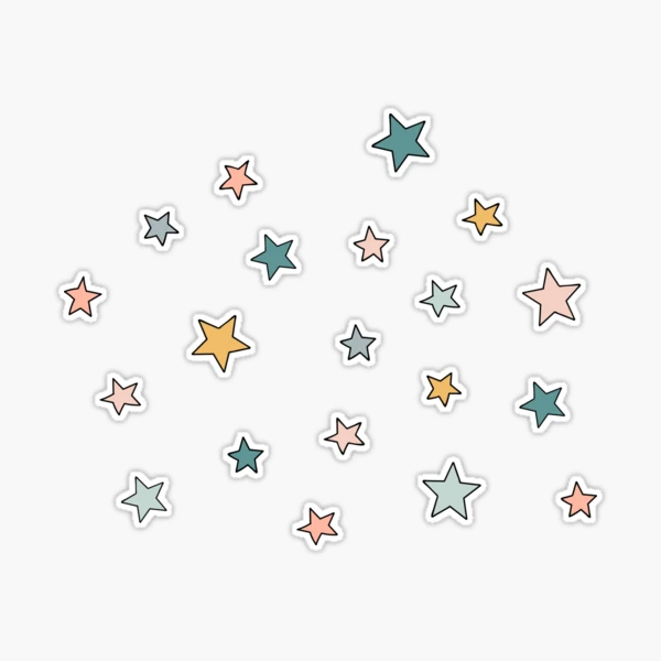 Stars and Planets Pack Rainbow Sticker for Sale by MaPetiteFleur