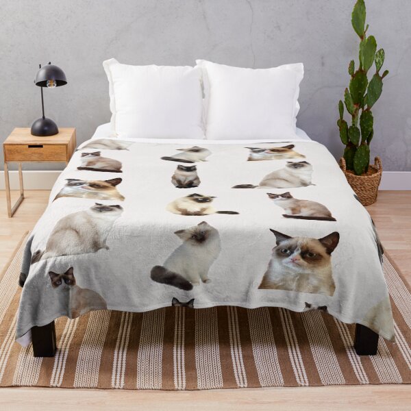 Item preview, White and brown Siamese cat-Cute Cats Pack designed and sold by ayyoubdz.