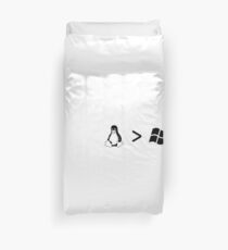 Linux/windows Duvet Cover