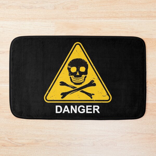 Item preview, Danger Sign - Skull & Crossbones designed and sold by IncognitoMode.