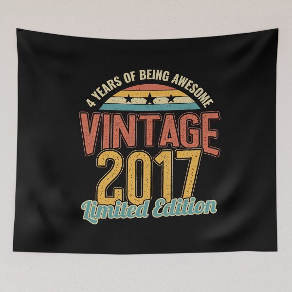 Item preview, 4th Birthday 4 Years of being Awesome 2017 designed and sold by Hananiah Merch.