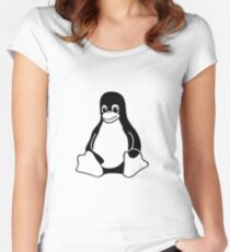 linux Women's Fitted Scoop T-Shirt