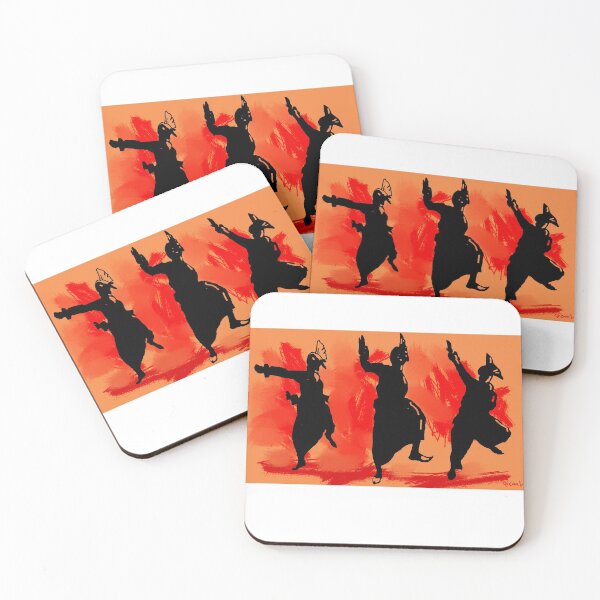 Item preview, Bhangra Orange  designed and sold by Sukhpal Grewal Ethnic Art.