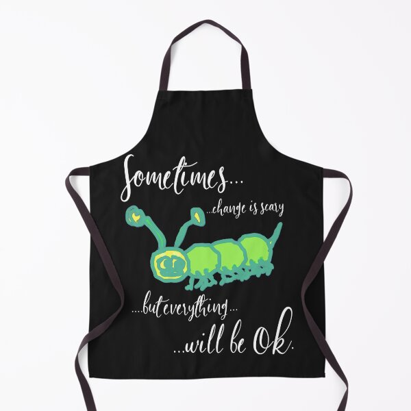 Item preview, Change Is Scary Anxious Caterpillar designed and sold by DesignsofNote.