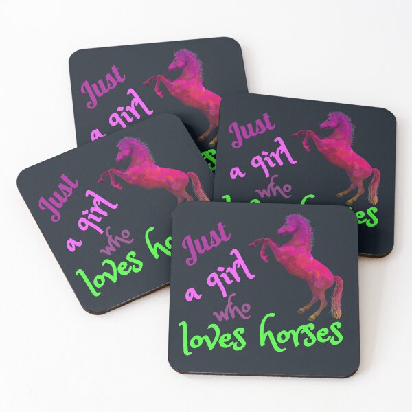 Item preview, Pink Horse - Girl Love Horses - Cute Colorful Gift designed and sold by Zavola.