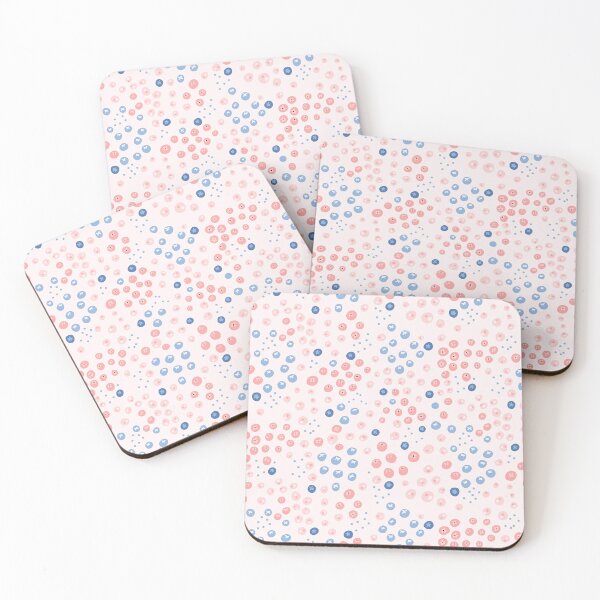 Item preview, Soft Coral and Blue Berries designed and sold by creativinchi.
