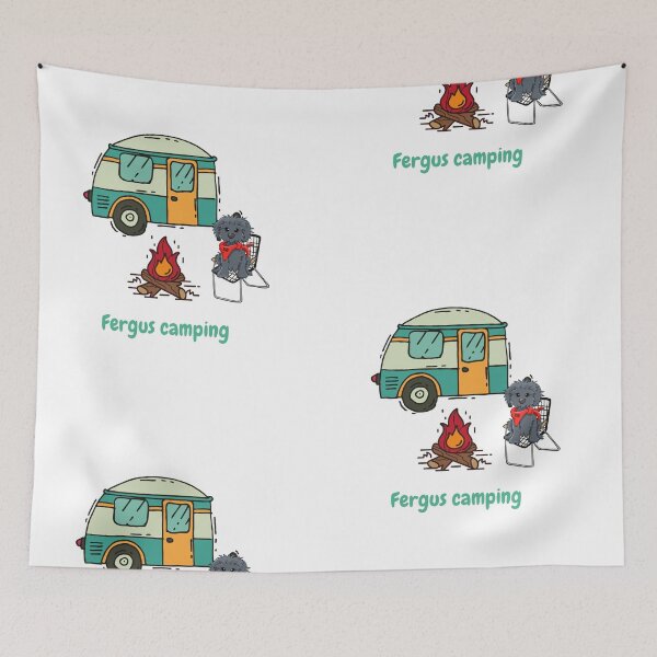 Item preview, Dog Camping designed and sold by SportyDogShop.