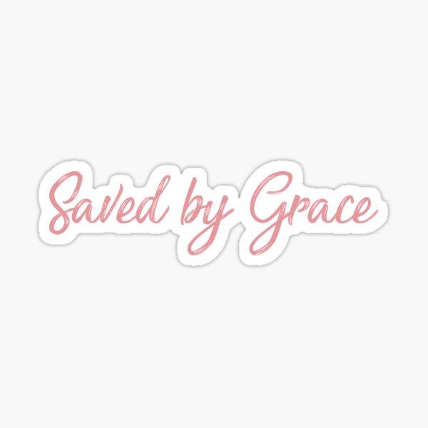 Item preview, Saved By Grace Inspiration Christian Quote designed and sold by MugsMe.