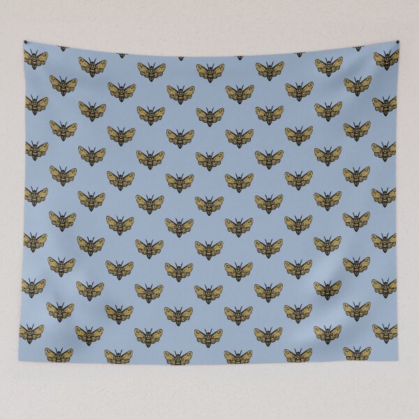 Item preview, Chain of Iron Deaths Head Moths designed and sold by Angie Draws.