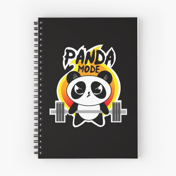 Item preview, fitness, panda mode, panda strong, gym girl, barbell girl designed and sold by Tim Addison.