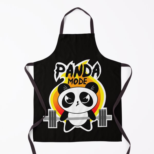 Item preview, fitness, panda mode, panda strong, gym girl, barbell girl designed and sold by Tim Addison.