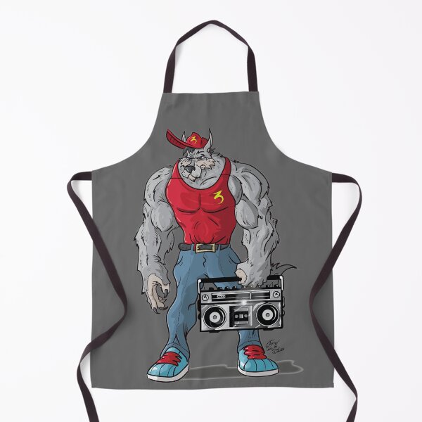 Aperçu de l'œuvre Hip-Hop Wolfman par Johnny Praize créée et vendue par JohnnyPraize.