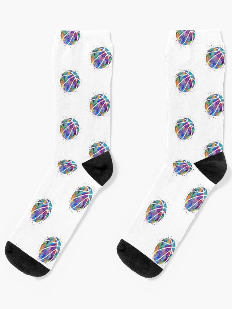 Colorful 2025 basketball socks