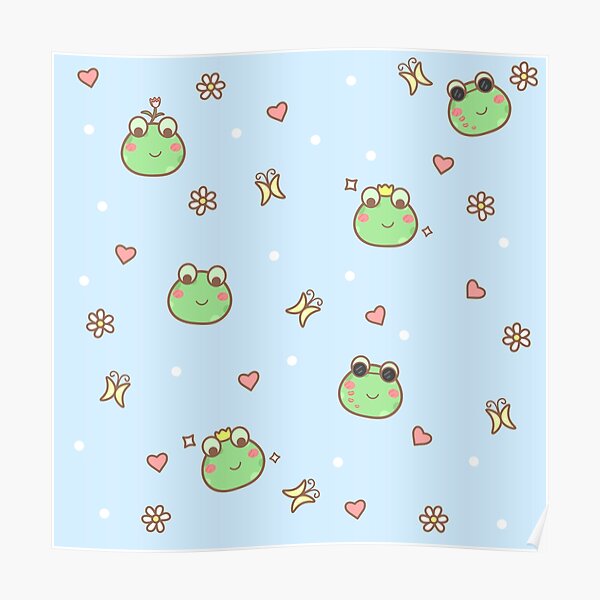 Cute Frog Wallpaper Gifts Merchandise Redbubble