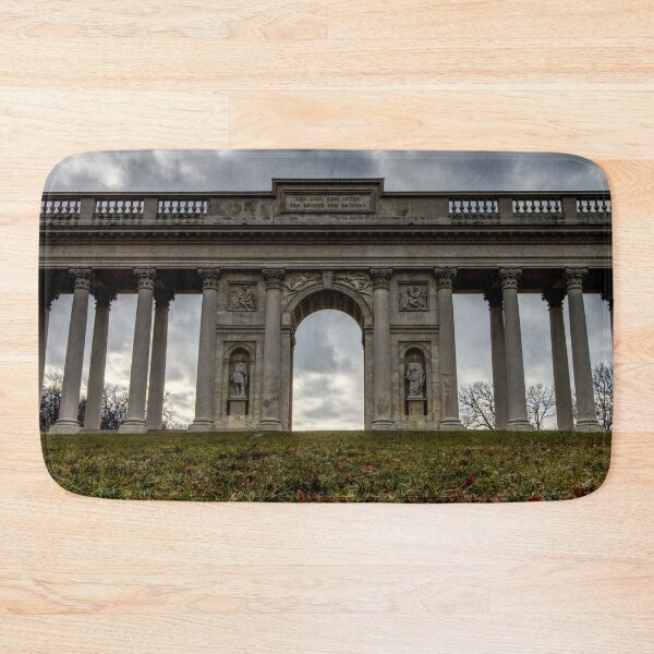 Item preview, Colonnade Reistna in Valtice with dramatic clouds designed and sold by Michaelerch.