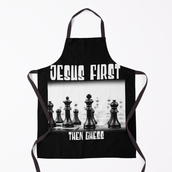 Item preview, Jesus First, Then Chess! designed and sold by TheKingdomAttic.
