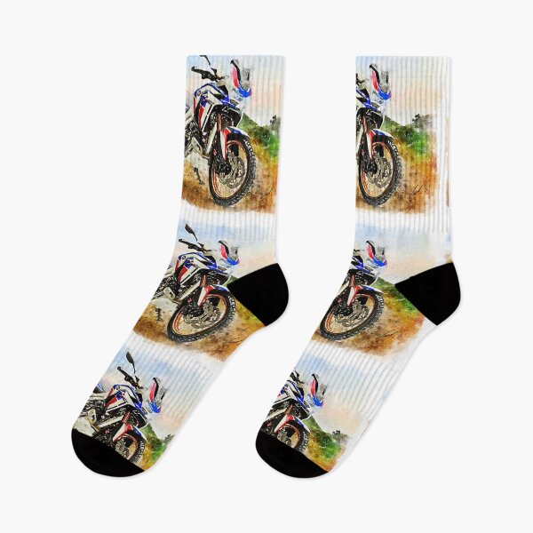 Item preview, Adventure Sport Motorcycle - original watercolor by Vart. designed and sold by vartstudio.
