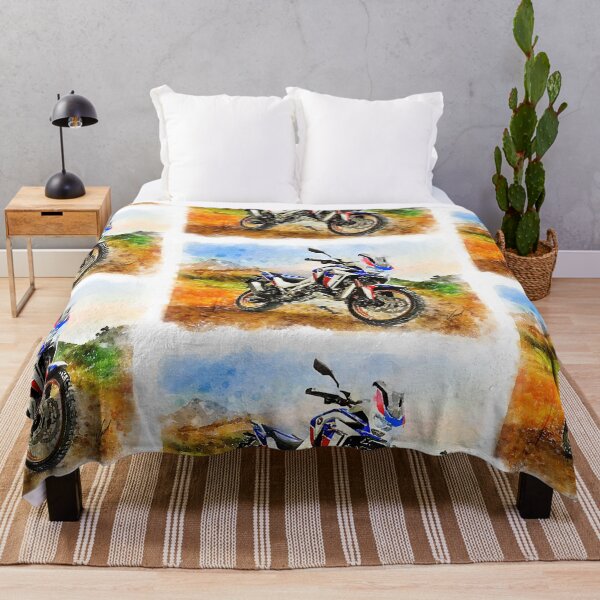 Item preview, Adventure Sport Motorcycle - original watercolor by Vart. designed and sold by vartstudio.