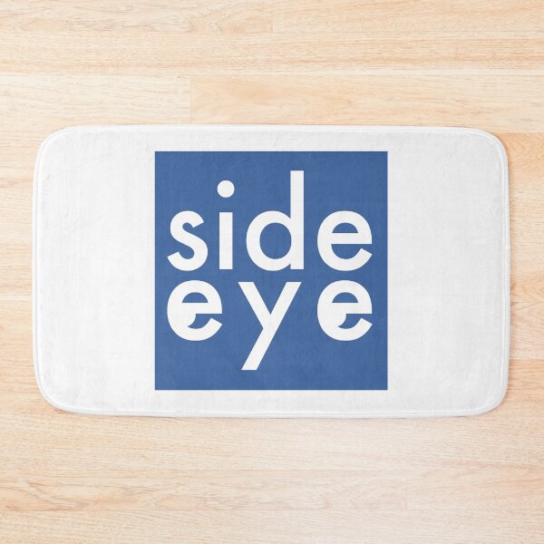 Item preview, Side Eye (white and social media blue) designed and sold by ChristopheSpink.