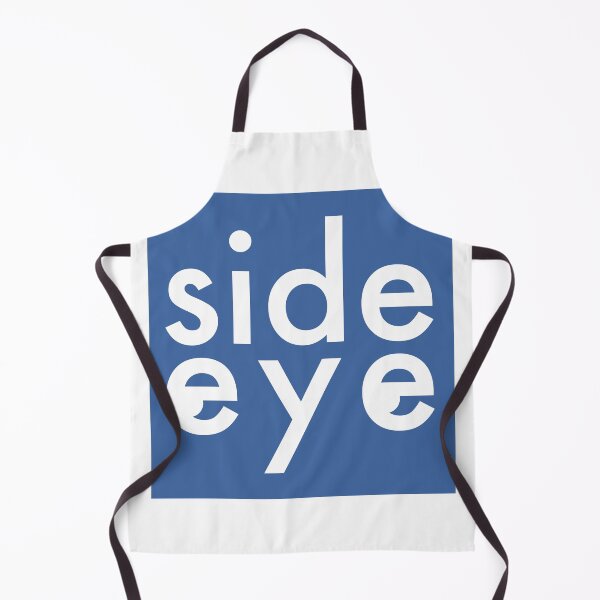 Item preview, Side Eye (white and social media blue) designed and sold by ChristopheSpink.