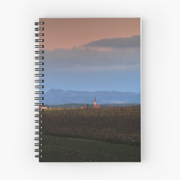 Item preview, Franconian village in front of an approaching wall of clouds designed and sold by frankuffmann.