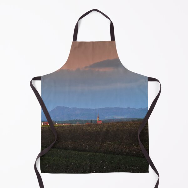 Item preview, Franconian village in front of an approaching wall of clouds designed and sold by frankuffmann.