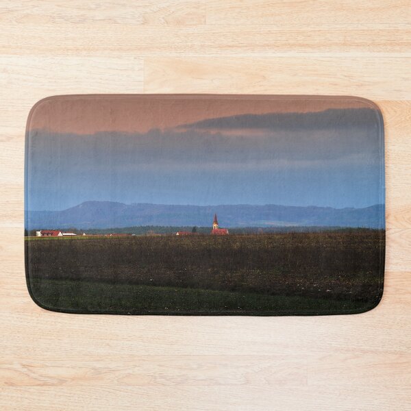 Item preview, Franconian village in front of an approaching wall of clouds designed and sold by frankuffmann.