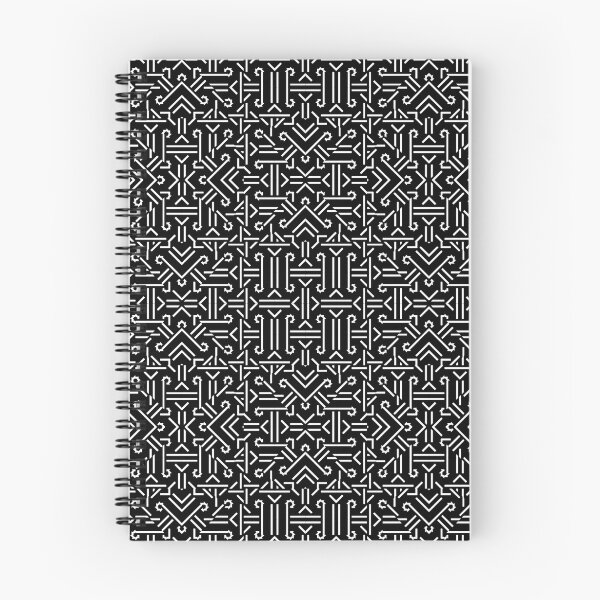 Item preview, Black and White Ethnic Sharp Geometric  designed and sold by DFLC Prints.