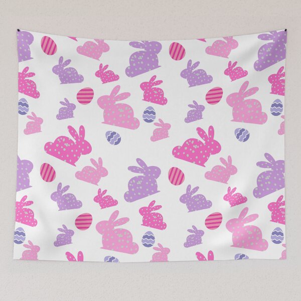 Item preview, Cute easter Bunny Eggs Pattern Design designed and sold by LordAudes.