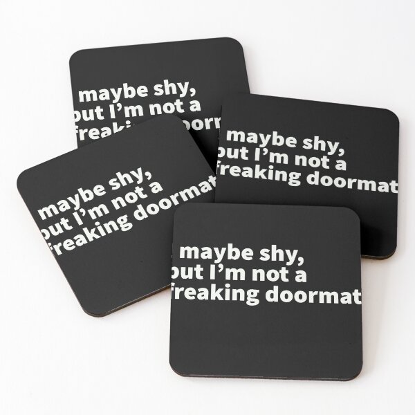 Item preview, I may be shy but I'm not a freaking doormat designed and sold by Mizems.
