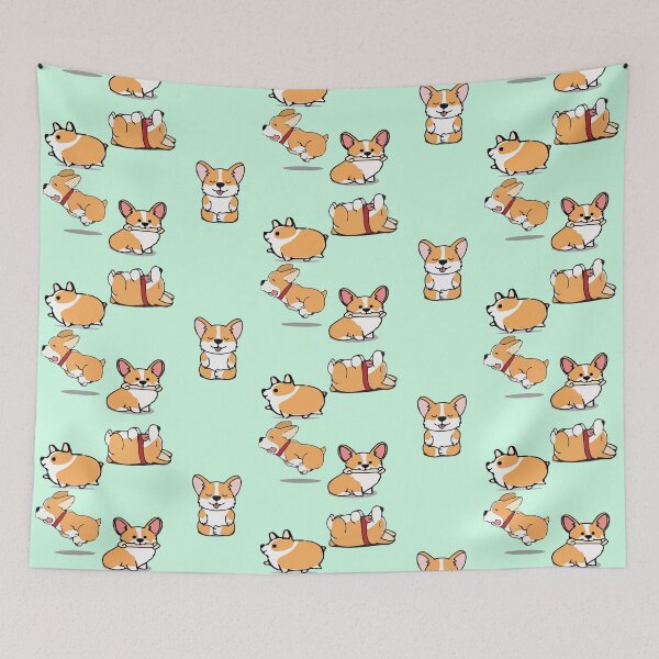 Item preview, Corgi set Sticker designed and sold by Teepety Shop.