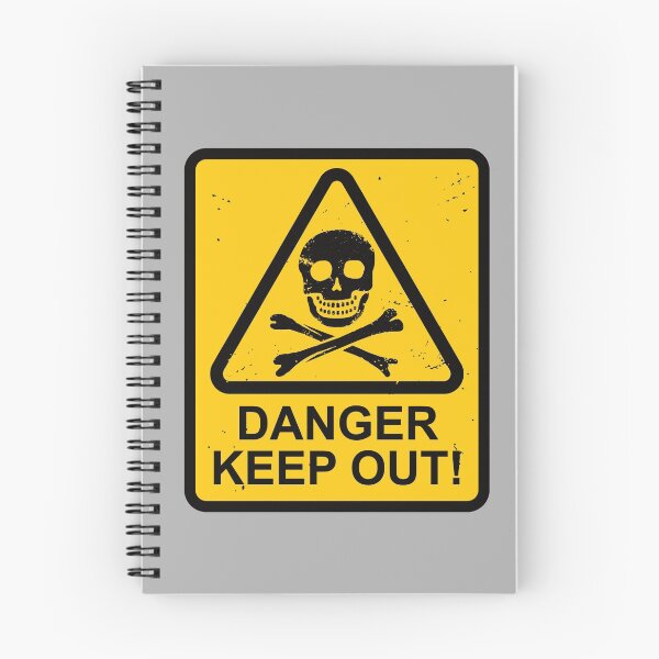 Item preview, Danger Sign - Skull & Crossbones designed and sold by IncognitoMode.