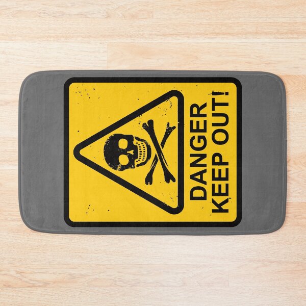 Item preview, Danger Sign - Skull & Crossbones designed and sold by IncognitoMode.