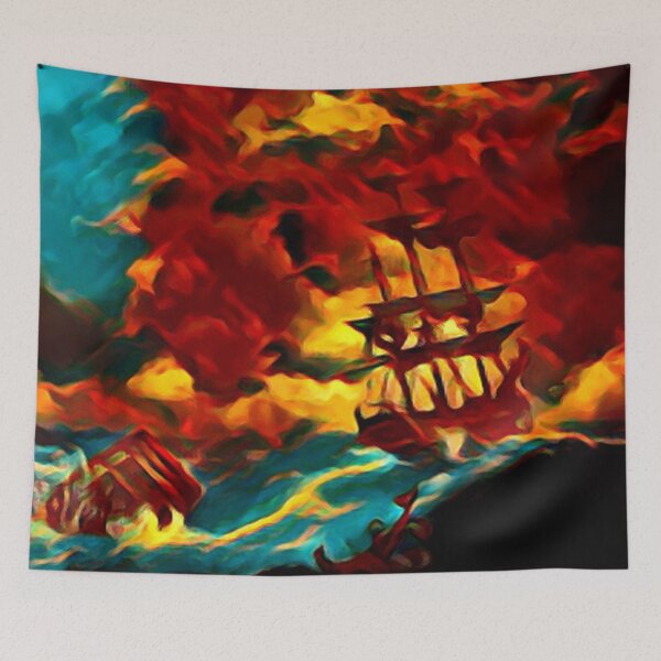 Item preview, ship in ocean designed and sold by StickersMaker4U.