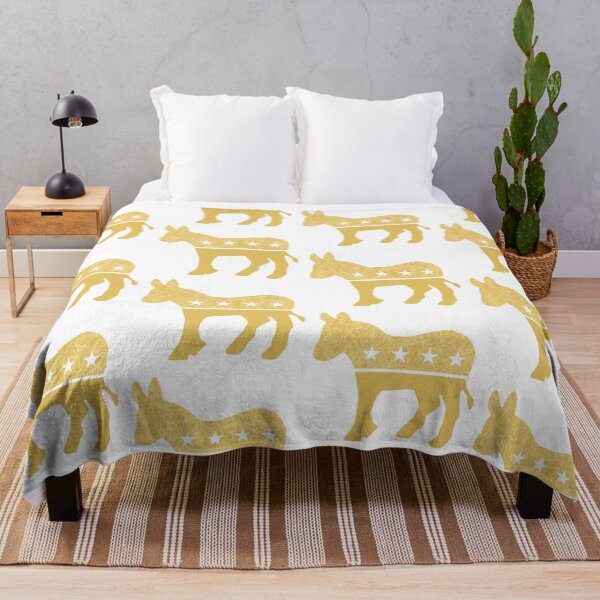 Item preview, Democratic Donkey "Gold Swirl" Design designed and sold by itsmebecca.