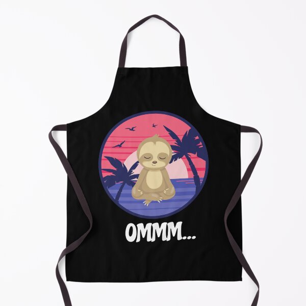 Item preview, Sloth Chills On Island - Yoga Buddha Meditation designed and sold by Ibu83.
