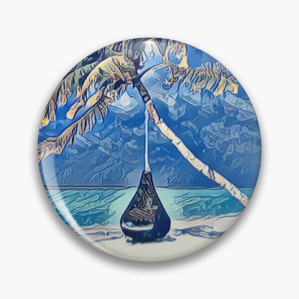 Item preview,  Palm Tree By The Beach designed and sold by StickersMaker4U.