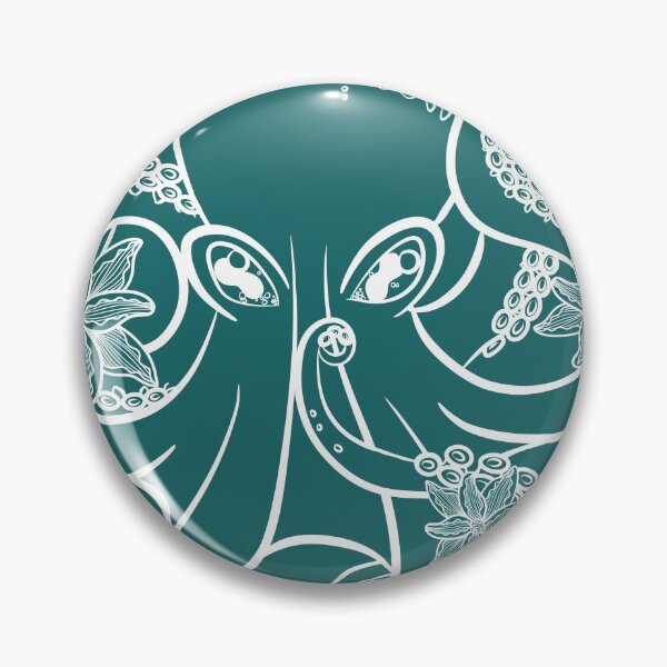 Item preview, Copy of Octopus and Flowers Black Lineart  designed and sold by Krystal  Thomas.