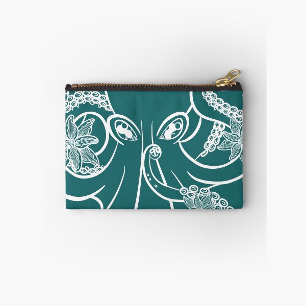 Item preview, Copy of Octopus and Flowers Black Lineart  designed and sold by Krystal  Thomas.
