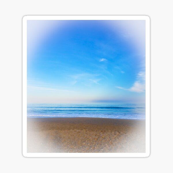 Dreamy Beach Sunset Sticker