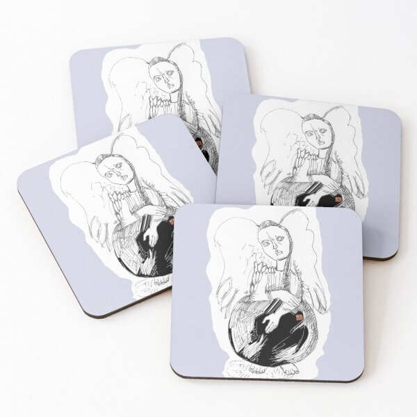 Item preview, Angel Sitting on Black Earth (Drawing by ACCI) designed and sold by VanyssaGraphics.