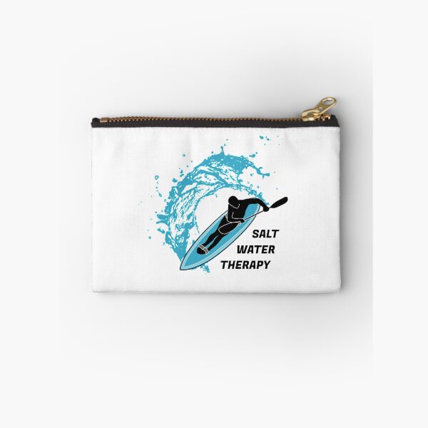 Item preview, Salt water therapy kayak paddle ski waveski surfing silhouette designed and sold by portrait4you.
