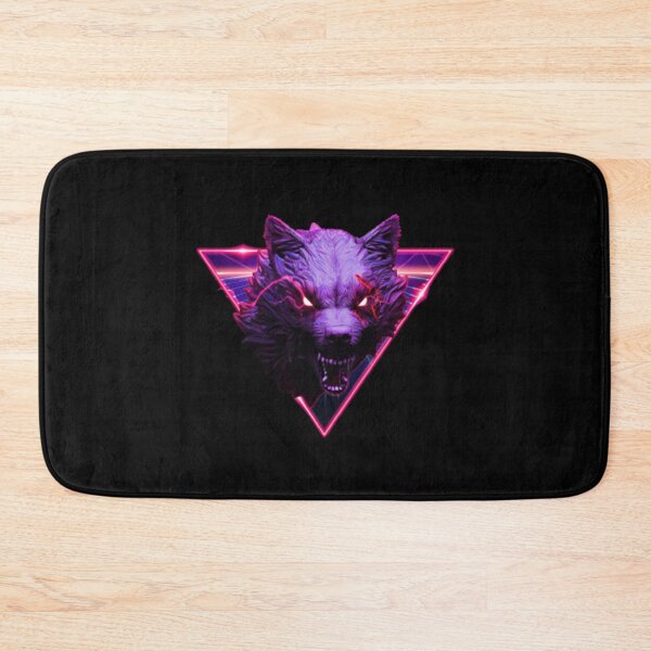 Item preview, Neon wolf background designed and sold by Doninni.