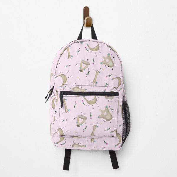 Item preview, Cute Bones with Flowers on a Pink Background designed and sold by fogoosherie.
