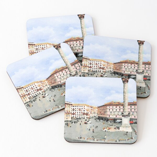 Item preview, Roma: square with column seen from the window designed and sold by Giuseppe Cocco.