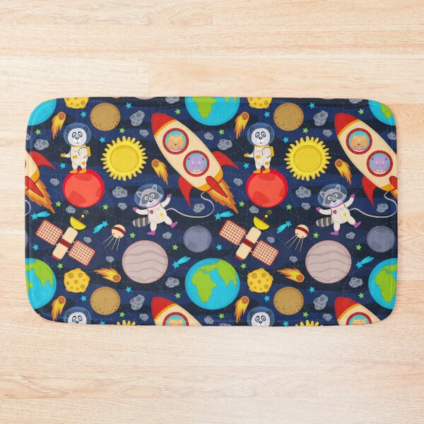 Item preview, Animals in Space Kids Pattern designed and sold by Hapoel.